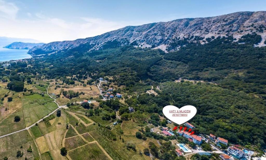 Katy&Mladen 1 Apartman Baška Kültér fotó